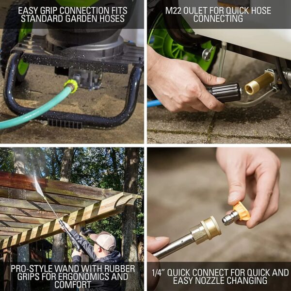 000da3117e6f4b8e8fe45d5f0296be78 2300-PSI 14 Amp 2.3-GPM Brushless Pressure Washer