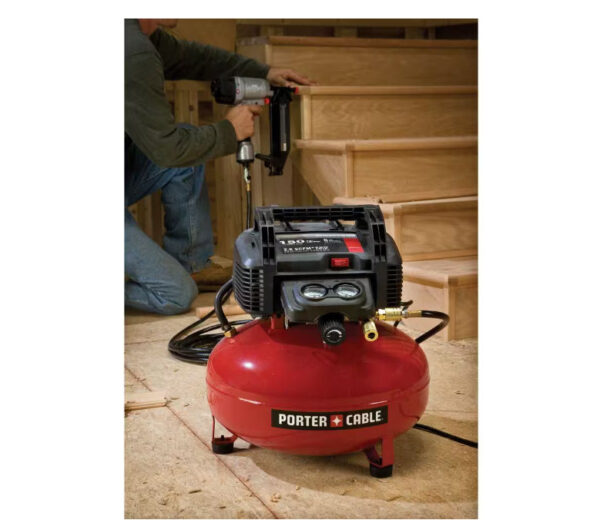 003e88f0d6554f6189023f541e0e5617 150 PSI, 6 Gallon Oil-Free Pancake Air Compressor