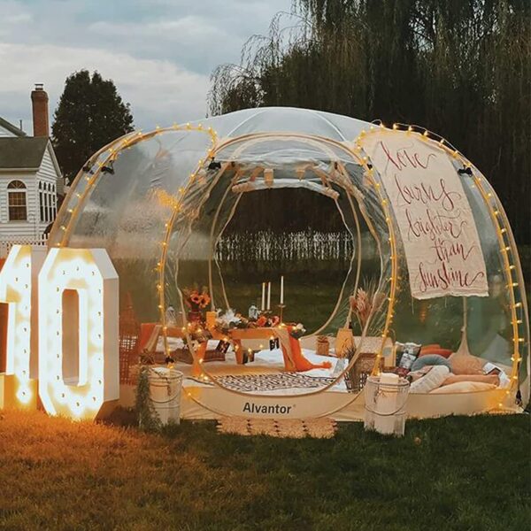 0054e4b58ddc46e6a492854dc67c7d5d Bubble Tent Pop Up Gazebo, 8-10 Person Igloo Dome Garden Patio Canopy Shelter