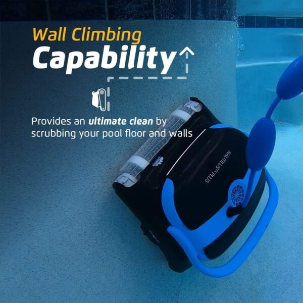 00b6f79c038a45928a23d54b477b1138 Dolphin Nautilus CC Plus Wi-Fi Automatic Robotic Pool Vacuum Cleaner, Always Cleaning, Never Charging, with Wall Climbing Scrubber Brush, Ideal for In-Ground Pools up to 50 FT in Length