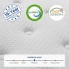 Mubulily 10 Inch Hybrid Mattress in a Box with Gel Memory Foam