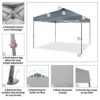 Canopy Tent 10x10 One Push Pop up Canopy Easy Up Canopy Bonus Carry Bag