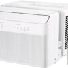8,000 BTU U-Shaped Smart Inverter Air Conditioner – Cools up to 350 Sq. Ft., Ultra Quiet with Open Window Flexibility, Compatible with Alexa, 35% Energy Savings, Remote Control (Renewed)