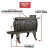 Logwood 900 Sq. Ft. EPA Exempt Cast Iron Stove