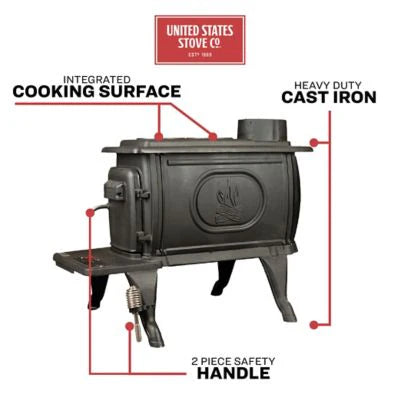 012ff45ddbc14144b33ffe01a1e67bf6 Logwood 900 Sq. Ft. EPA Exempt Cast Iron Stove