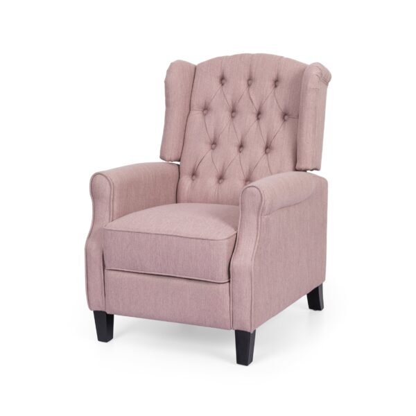 01c9c6287c6642169f0d60c487b38412 Breyon Contemporary Tufted Fabric Push Back Recliner