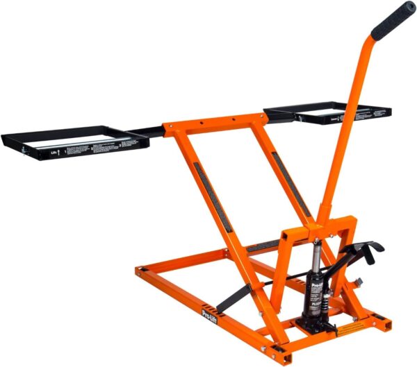 01d3bd0817b24a208b3ca03ab6217bf4 Pro-LifT Lawn Mower Lift Jack - 350 Lbs Capacity for Tractors and Zero Turn Lawn Mowers