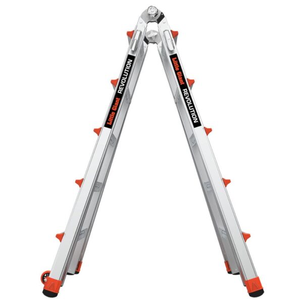 023071314197446080c3280f9ca404f6 22-ft Aluminum 300-lb Telescoping Type IA Multi-Position Ladder ;