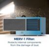 ALORAIR Commercial Dehumidifier 113 Pint, with Drain Hose for Crawl Spaces, Basements