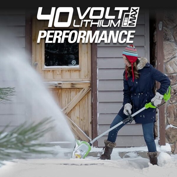 025a8ad7a39e4f67a9de949b3adcad15 12-inch cordless snow shovel, includes 4.0Ah battery and charger