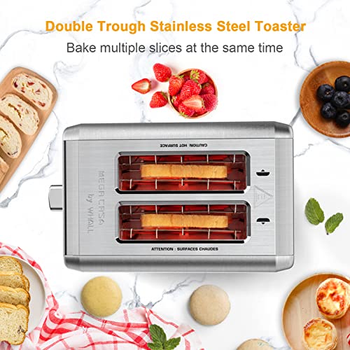 025ca911d9c84a2c8d7afa4e09c625c8 whall Toaster 2 slice Stainless Steel Toasters with Bagel, Cancel, Defrost Function, for Various Bread Types