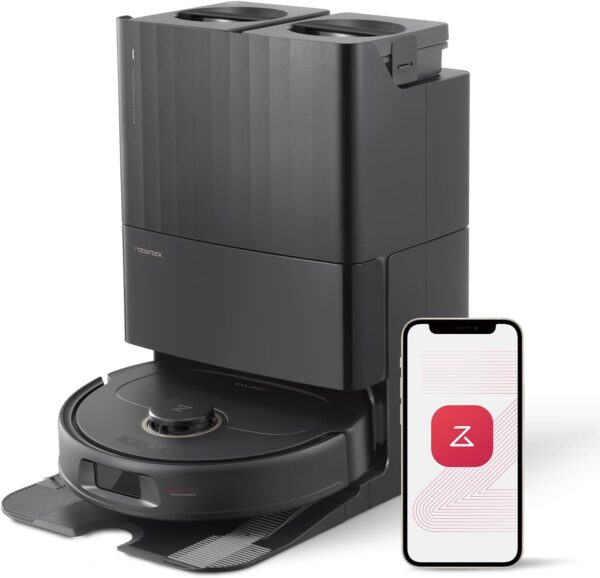 03442c71532e4ed5aa463b6e044536b8 Qrevo Pro Robot Vacuum and Mop with FlexiArm Design Edge Mopping, Dynamic Hot Water Mop Washing and Auto Mop Drying, Intelligent Dirt Detection, 7,000 Pa Suction, Ideal for Carpets