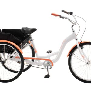 Schwinn Meridian Adult Tricycle, Single Speed, 26-inch Wheels, White