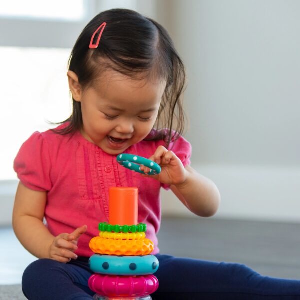 Sassy Stacks of Circles Ring Stacker 6 Months old and up