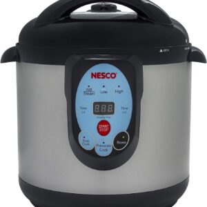 NESCO NPC-9 Smart Electric Pressure Cooker and Canner, 9.5 Quart, Stainless Steel
