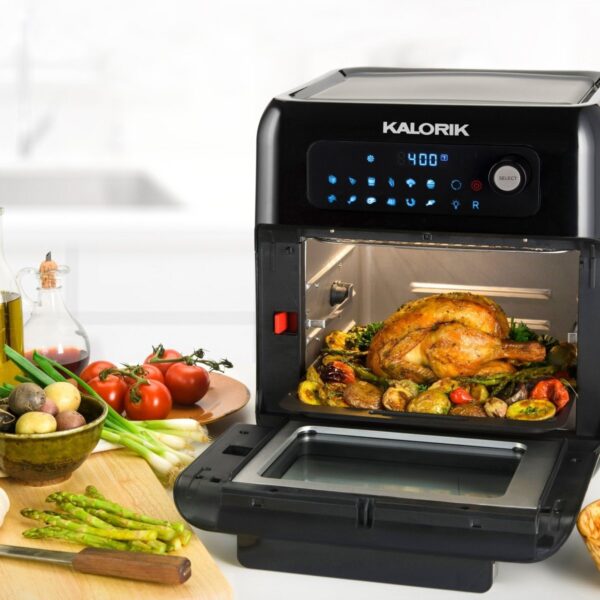 045aa08803514257ae19c6f6b61b4834 10 Quart Air Fryer Oven, Black