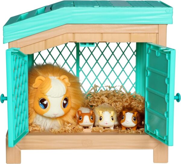 0483a27c553347f280f8dfab03f775aa Soft interactive guinea pig and her cage, 20+ sounds and reactions