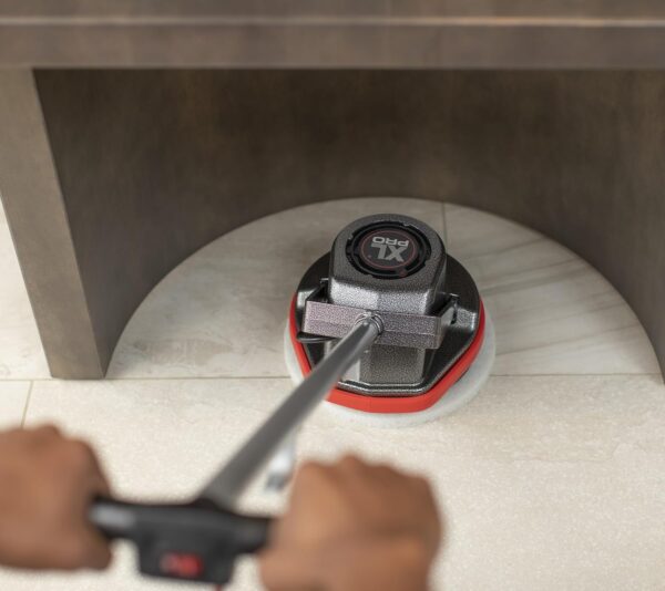 04bfee1d216e44fa83fc2af626ddc2a4 Commercial Orbiter Hard Floor Cleaner Machine, Multi-Purpose Floor Cleaning, Random Orbital Drive, Wide Cleaning Path, 50-Foot Long Cord, ORB550MC, Gray/Red-Oreck