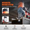Mag Drill Press, 1550W 2" Boring Diameter, 2922lbf Power Magnetic Drill, 500 PRM, 10-Speed, Electric Drilling Machine for Metal Surface, Industrial and Home Improvement