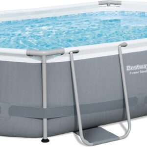 Bestway Oval Above Ground Pool Set (10' x 6'7" x 33")| Includes Filter Pump & ChemConnect Dispenser