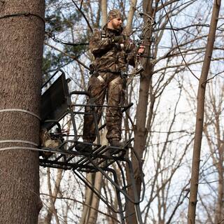05c67e30aaaf482ca286c4349b6c4b68 RIVERS EDGE Lockdown 21 ft. 2-Man Ladder Treestand LD202E