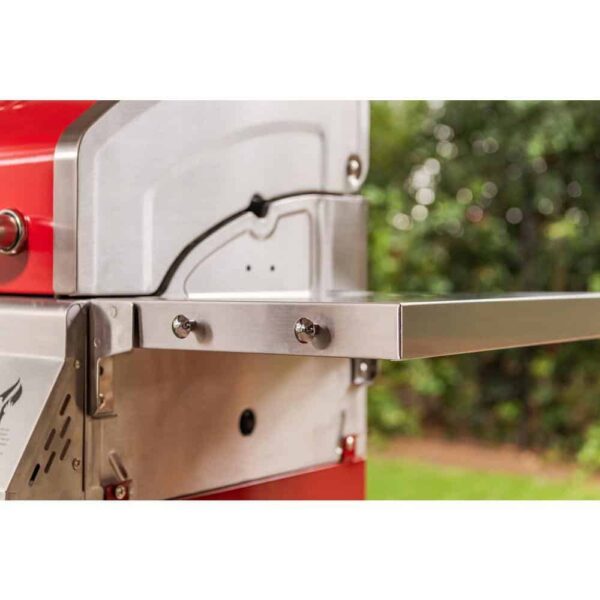 05c6dd0780334fa9ad41b1cf5ddf10dc 2-Burner Propane Gas Grill, Red – Stainless Steel, 28,000 BTUs, Compact Design