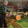 18-inch 15 Amp Self-Sharpening Corded Electric Chainsaw, with Integrated Self-Sharpening System (PowerSharp), 120V, Grey, Black