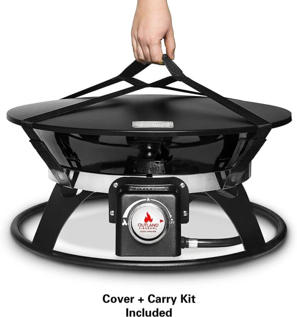 0629b0314a454e2499586497066e9adc Portable Propane Fire Pit, 21-inch, 58,000 BTU with Fire Pit Cover & Carry Kit, Smokeless Gas Firebowl