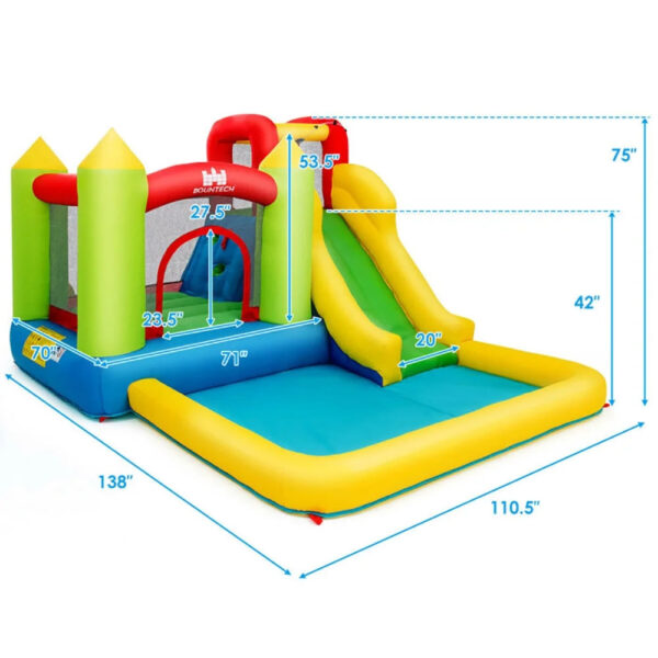 062ee73da79242b98b833b6986209e05 CIPACHO Outdoor Inflatable Bounce House with 480 W Blower, Kids Bounce House for 5-10