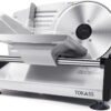 TOKASS Electric Deli Food Slicer with 7.5’’ Stainless Steel Blade