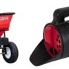 Buyers Products 3039632R Grounds Keeper Commercial Walk Behind Push Spreader, 100lb Capacity, For Salt, Ice & Snow Melt, Included Grate & Cover With Enclosed Gearbox for Protection