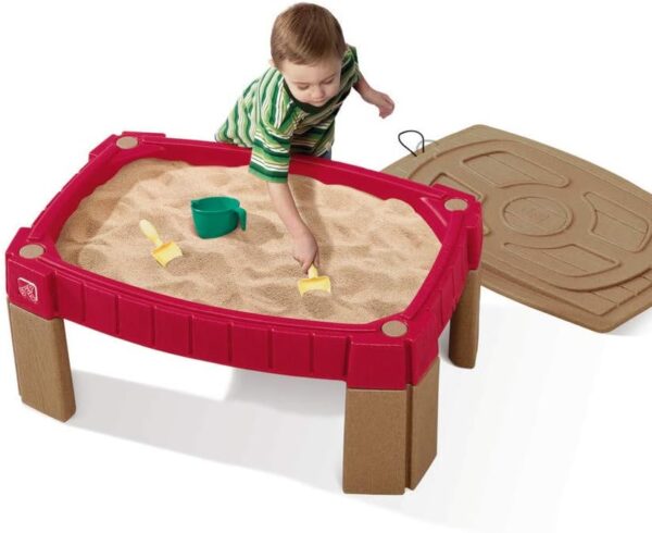06d5db247da247dd8d602f45cd7a1430 Step2 Naturally Playful Sand Table, Kids Sand Activity Sensory Table, 5 Piece Accessory Kit, Toddler Summer Outdoor Toys, 2+ Years Old