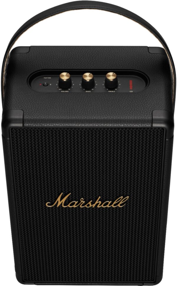 Marshall - Tufton Portable Bluetooth Speaker - Black/Brass