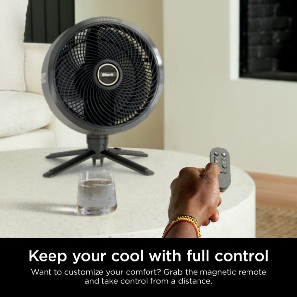 075486397a5d4c6487ddde2627f6d59e Shark - FlexBreeze Outdoor & Indoor Fan with InstaCool Misting Attachment, Cordless & Corded, Pedestal to Tabletop - Black