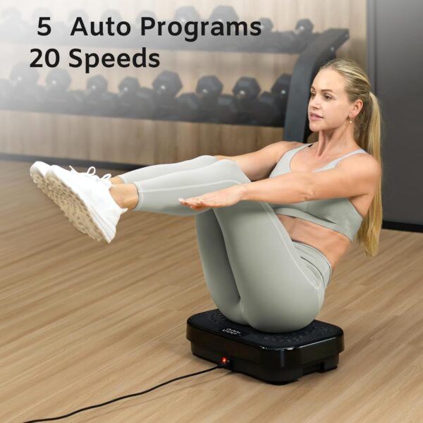 076a3a47ceff4f51b87cc0aaff2bfbb7 TheNeat Vibration Plate Exercise Machine, Whole Body Workout Vibration Fitness Platform, 330 Lbs Capacity, Low Noise Vibrating Plate Machine for Home & Office, NeatShake