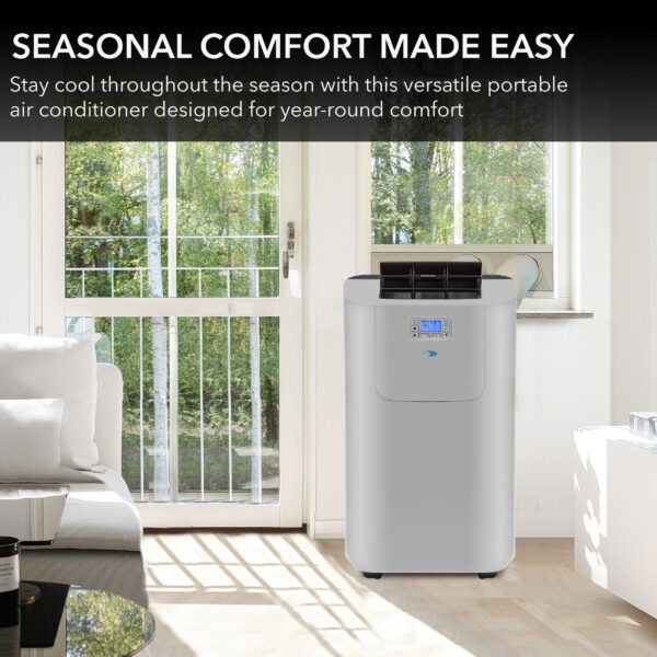 Whynter - 400 Sq. Ft. Portable Air Conditioner - Silver