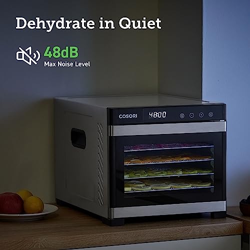 079737d71be24da491e7d9a9c5955c34 COSORI Food Dehydrator for Jerky, Large Drying Space with 6.48ft², 600W Dehydrated Dryer