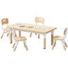 Brelley Kids Table and 4 Chairs Set for Ages 2-8