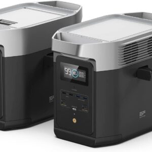 Portable Power Station DELTA 2, 1024Wh LiFePO4 (LFP) Battery, 1800W AC/100W USB-C Output, Solar Generator(Solar Panel Optional) for Home Backup Power, Camping & RVs