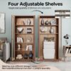 AFAIF Glass Display Cabinet Curio Cabinet with Glass Door