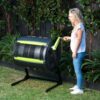 65-Gallon Compost Tumbler And Cart Combo