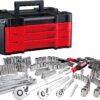 Craftsman 262-Piece Mechanic Tool Set, Master Socket Set with 3-Drawer VERSASTACK Tool Box, SAE/Metric Set (CMMT45309)
