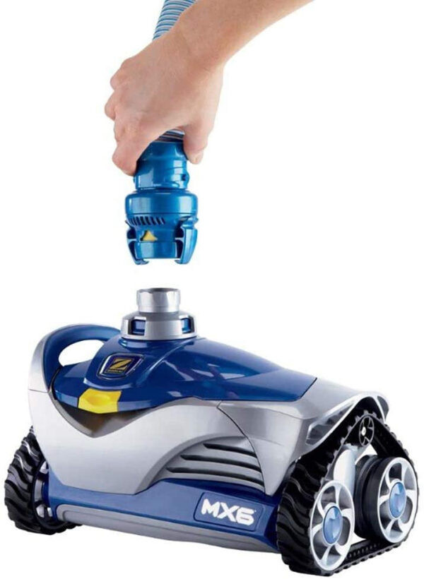 0abe626847454a14b45ffe5ceb9693f6 Automatic Suction Side Pool Cleaner Vacuum with Cyclonic Leaf Canister