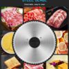 TOKASS Electric Deli Food Slicer with 7.5’’ Stainless Steel Blade