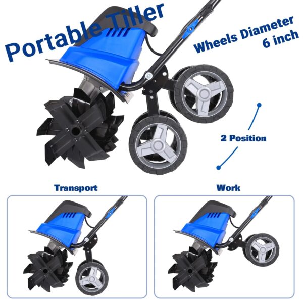 0bbcd41565bf40859263e87d619efc39 BILT HARD Electric Garden Tiller Cultivator 16 inch