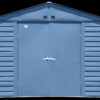 Arrow Select Steel Storage Shed, 10x14, Blue Grey