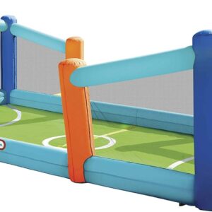 Little Tikes Jump 'n Slide Inflatable Bouncer Includes Heavy Duty Blower With GFCI, Stakes, Repair Patches, And Storage Bag, for Kids Ages 3-8 Years