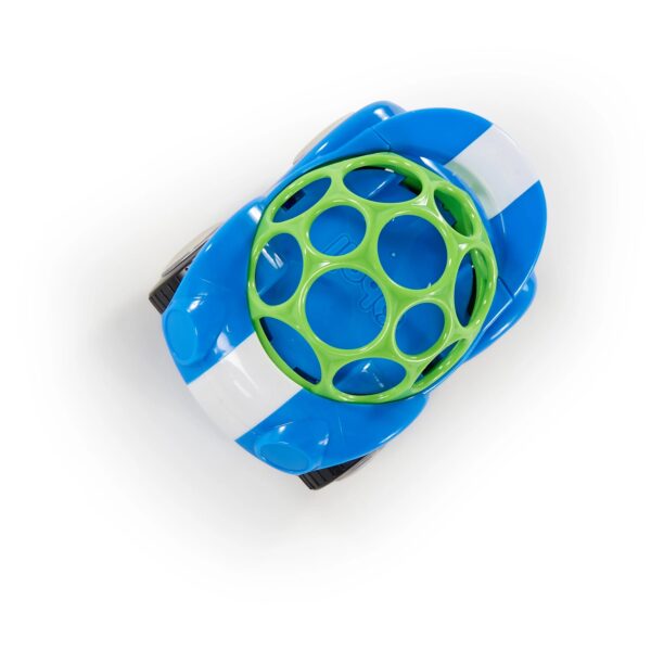 Oball Easy Grasp Rattle & Roll BPA-Free Push Car Infant Crawling Toy, 1 Pack, Blue Unisex
