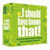 Clearance！ Sunggoko Catch Phrase Game Trivia Games I Should Have Known That! A Trivia Game About Things You Oughta Know Family Board Card Games