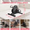 Under Desk Bike Pedal Exerciser – Quiet, Adjustable Resistance, Compact & Portable for Arm/Leg Workouts
